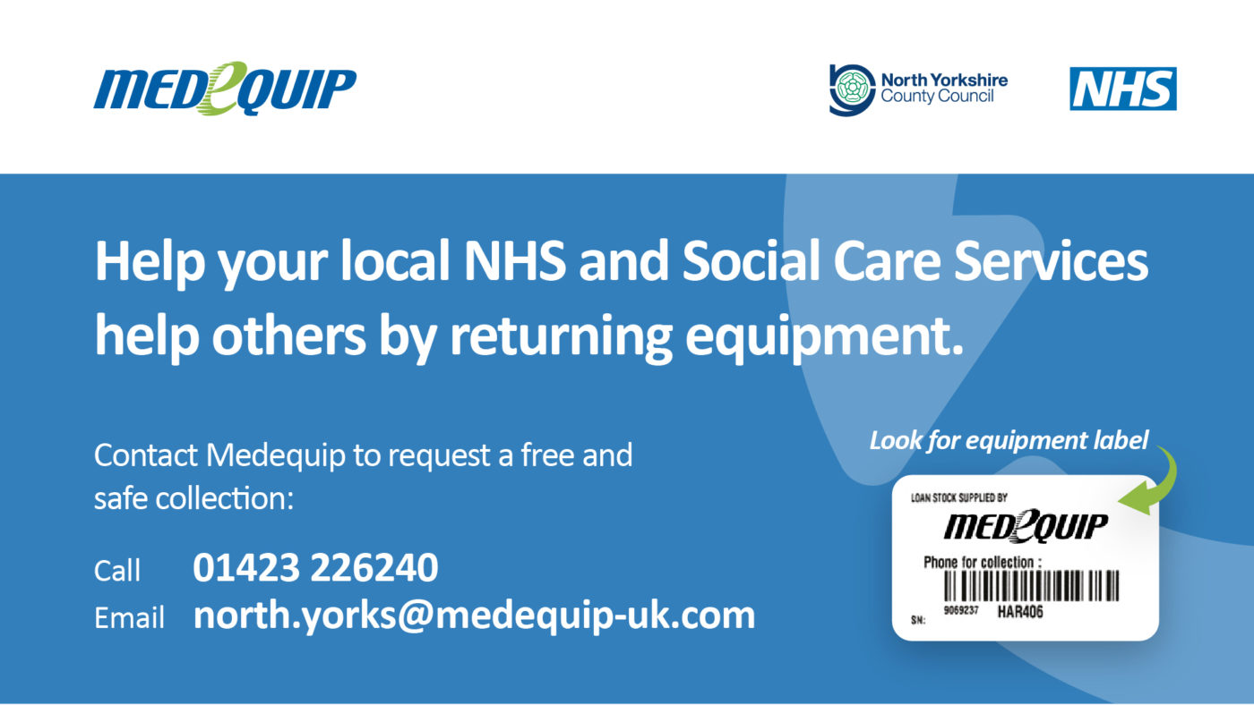 Equipment and wheelchairs NHS North Yorkshire CCG