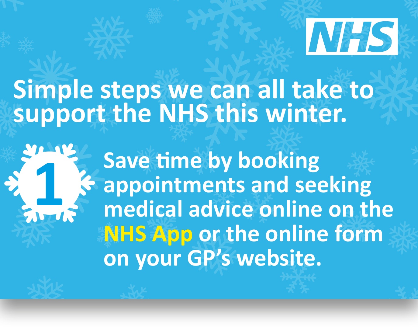 How To Support Your NHS This Winter - NHS North Yorkshire CCG