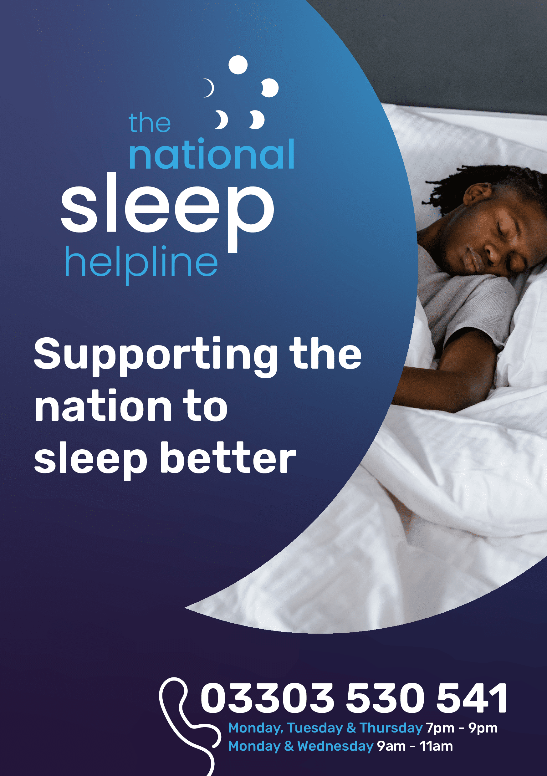 National Sleep Helpline Generic Poster